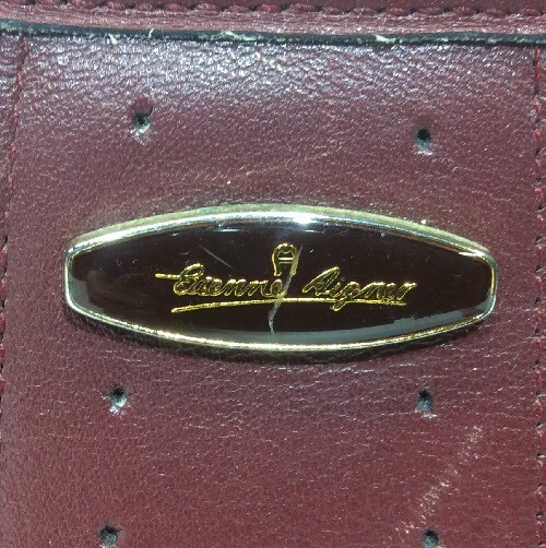 Vtg Etienne Aigner Handbag Purse Burgundy eBay