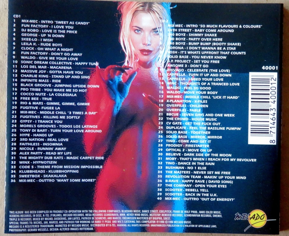 Mix '96 - The sweetest Dance Mix ot the Year - 2 CDs - Bild 2 von 2