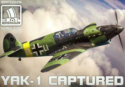 Brengun Models 1/72 YAKOVLEV Yak-1 Captured Russian Fighter