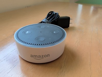 Amazon Alexa Echo Dot 2nd Generation White/Black, Tested Working