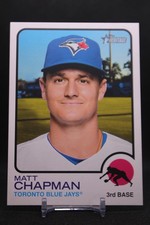 Matt Chapman #OB-MC 2022 Topps Heritage Oversized 1973 Topps Box Toppers