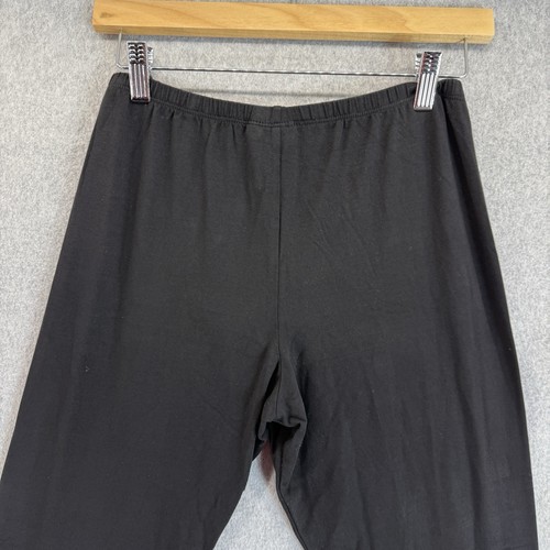 Tianello Black Elastic Waist Pants Leggings Pull On Causal Women Size Medium NWT - Picture 6 of 11