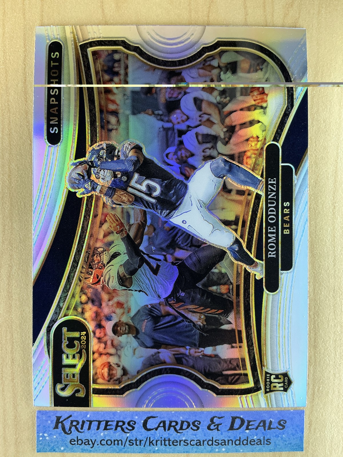 2024 Panini Select - Snapshots Rome Odunze #11 Silver Prizm (RC) [0557]