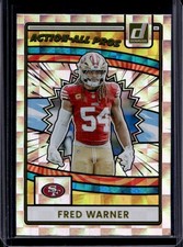 2025 Panini Donruss Fred Warner Action All-Pros #AAP-FWA 49ers