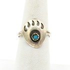 Southwest Sterling Turquoise Unakite MOP Inlay 5.75-9 Rings Lot of 5 #S5650-2 — photo 3