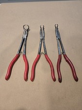 Mac Tools Long Reach Gripping Pliers Red Handle Usa Set P301786p301787p301788 Mac Tools Long Reach Gripping Pliers Red Handle Usa Set P301786p301787p301788