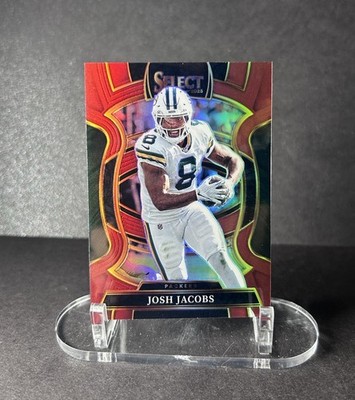 2025 Select Football - Josh Jacobs #67 Concourse Maroon Prizm /149