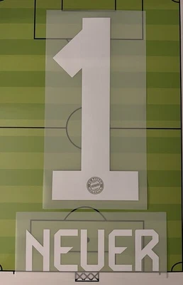 Flocage Officiel NEUER #1 Domicile Home 2025 2026 Bayern Munich - Photo 1/2