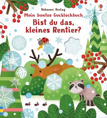 Mein buntes Gucklochbuch: Bist du das, kleines Rentier?