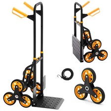 Stair Climbing Cart, 330 lbs Stair-Climbing Capacity, Heavy-Duty Folding Trolley