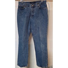 Vintage Bill Blass Perfect Fit Jean Blue Acid Wash Straight High Rise Women 10