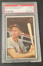 1953 Bowman Color Al Red Schoendienst PSA 4 VG-EX #101!! Saint Louis Cardinals!!