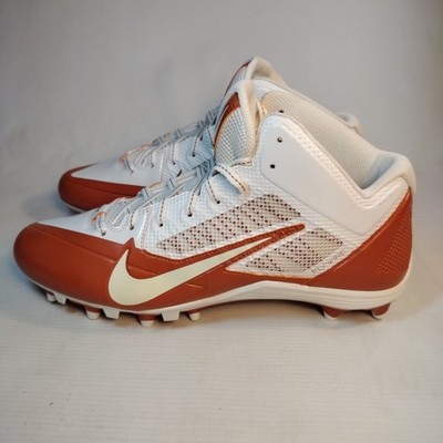 Nike Alpha Pro Cleats Texas Longhorn Orange Size 12