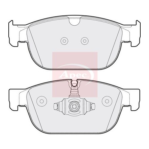 For VOLVO V60 II 225 2018 on BRAKE PADS (FRONT) (R90) PAD2130