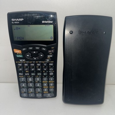 Sharp - EL-W531 WriteView Schule wissenschaftlicher voll funktionsfähiger Taschenrechner GCSE Mathematik
