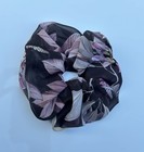 Soft Bloom Floral Elastic Hair Scrunchie| Soft Chiffon Ponytail Holder — photo 1