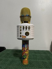 Karaoke Bluetooth Microphone Adjustable Treble Bass Volume Echo Music With Case