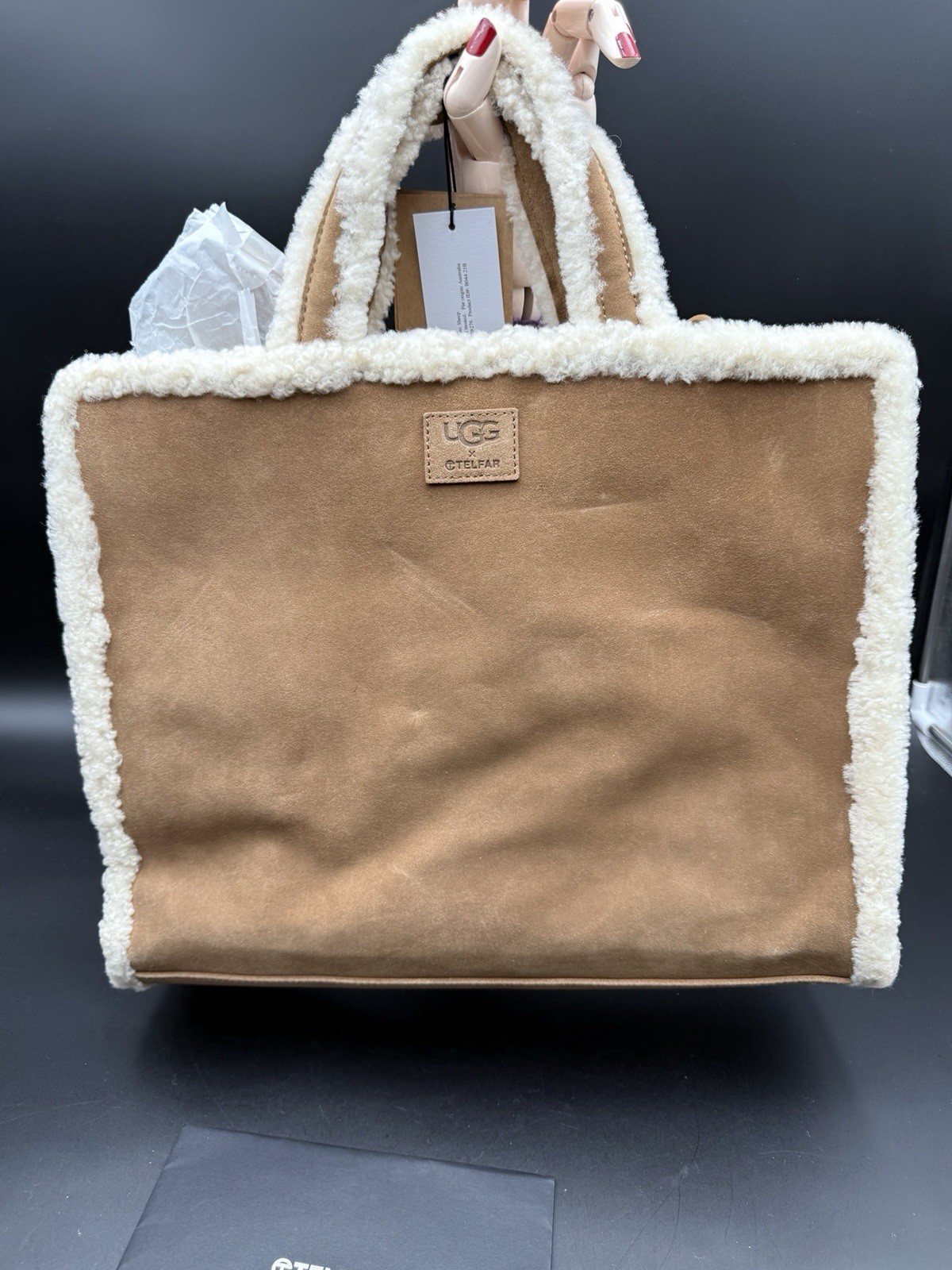 UGG × TELFAR Medium Tote Bag Chestnut — image 4