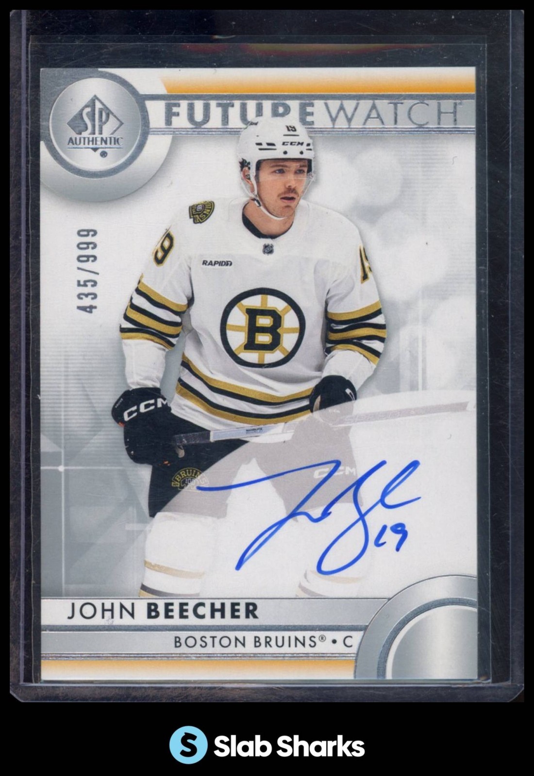 2023 SP AUTHENTIC #152 JOHN BEECHER AUTO RC FUTURE WATCH ROOKIE /999