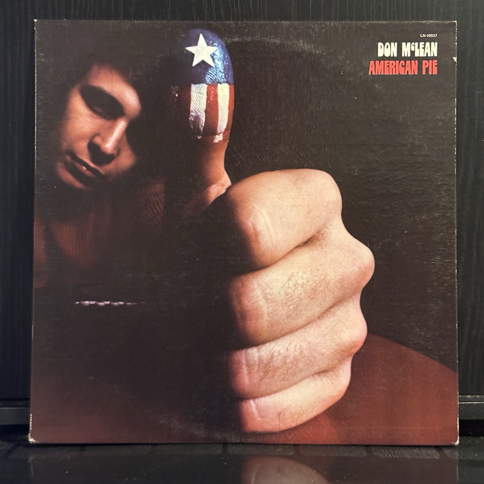 DON McLEAN American Pie 1972 UA Original Pressing Tan Label UAS-5535 Vincent EX