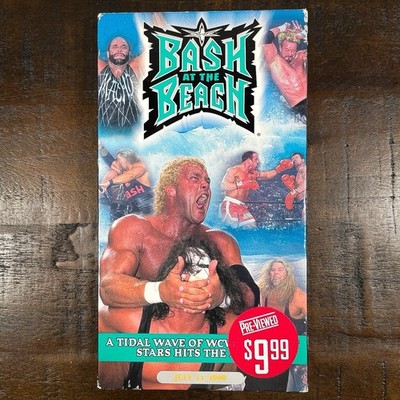 WCW Bash At The Beach 1999 Wrestling VHS - Blockbuster - USED