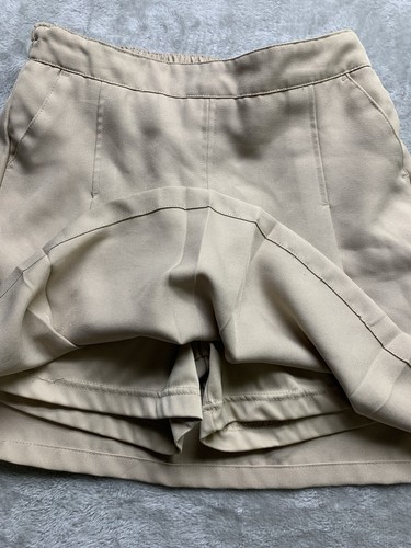Nautica Girls School Uniform Skirt Skorts Size 16 Regular Khaki Pleated (K250) - Picture 7 of 10
