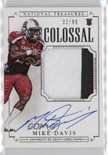 2015 National Treasures College Colossal Signatures 32/99 Mike Davis Auto 0x5w