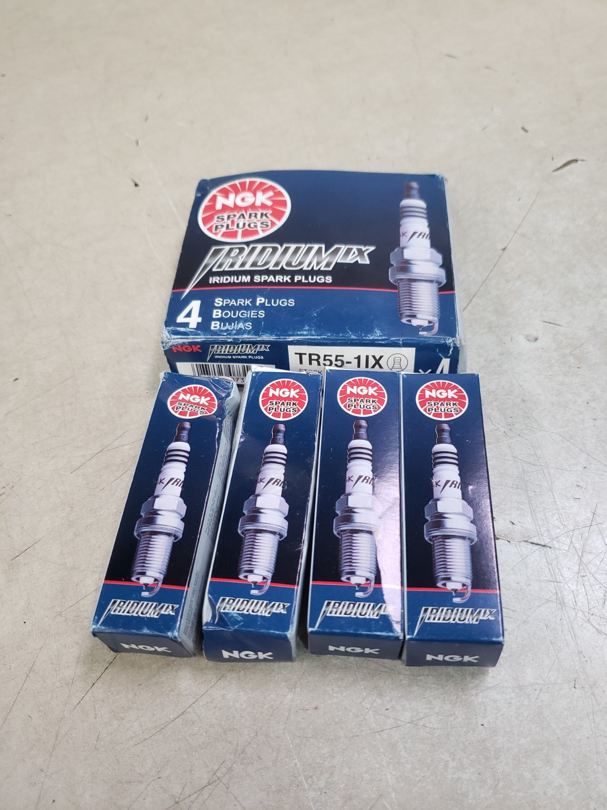 NGK 7316 TR55-1IX Iridium IX Spark Plug, Pack of 4 