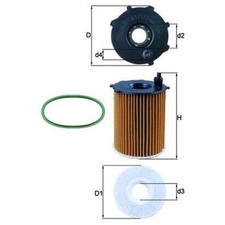 Ölfilter für Peugeot 3008 1 0U 2 MC 301 307 3A/C 3E SW 3H 308 4A LB CC | 24544
