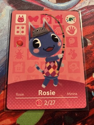 Animal Crossing Authentic Nintendo Amiibo Card Series 4 - Rosie Amiibo Festival