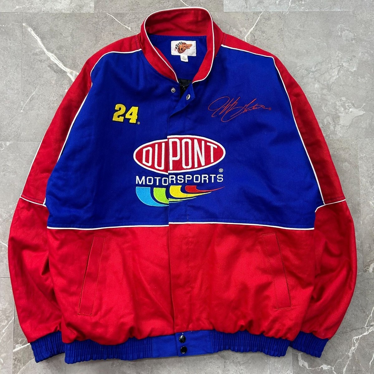 DuPont Motorsports ジャケット XL Vintage Dupont Racing Jacket Mens XL Jeff Gordon Nascar