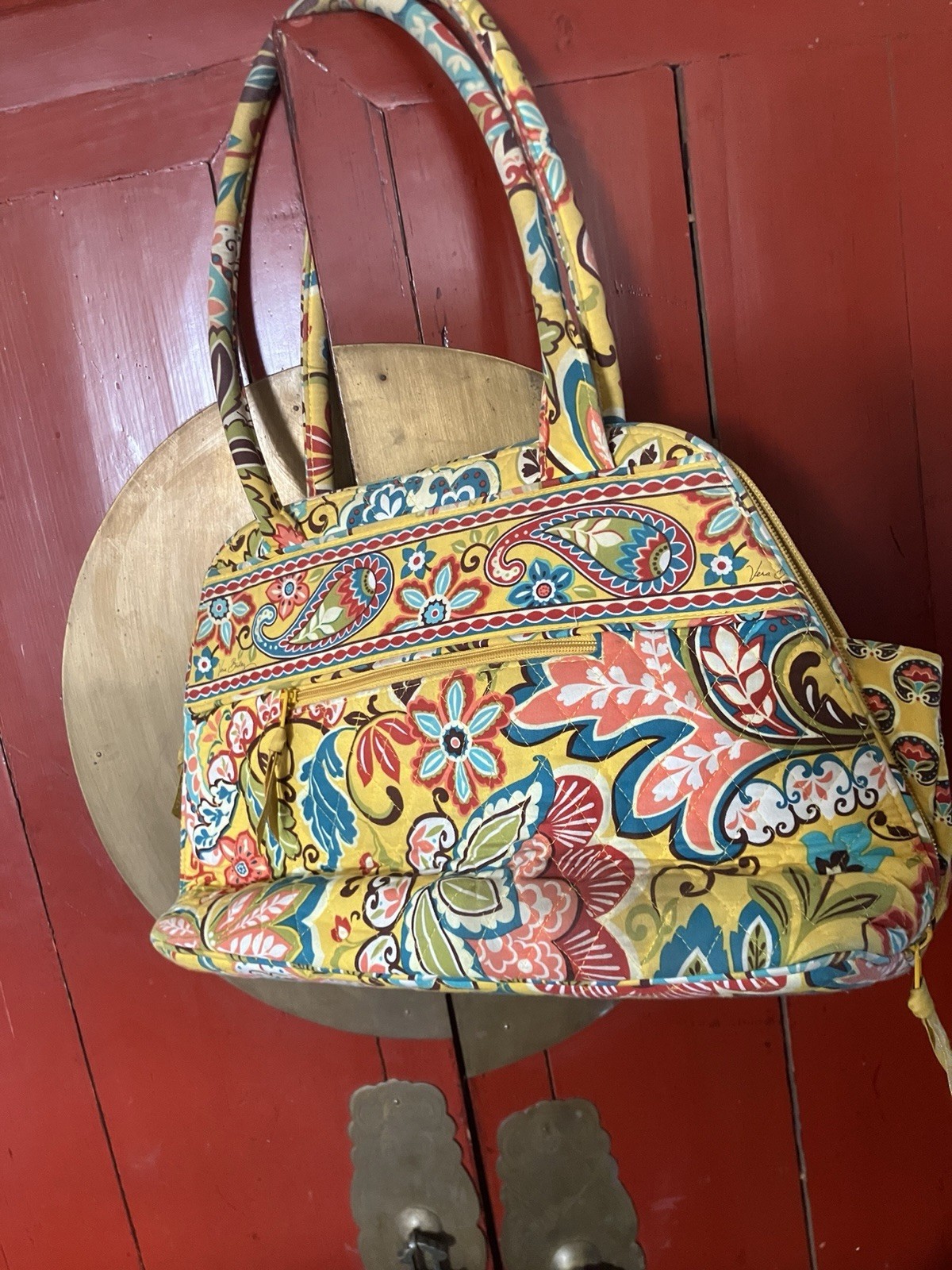 Vera Bradley Provencal Quilted Cotton Tote Bag. Retired Pattern