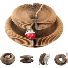 TAILY TAILS Kitty Cat Scratcher with Bell Ball Standard, Board