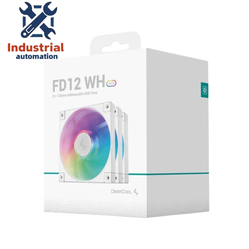 DeepCool FD12 ARGB White Triple Pack-3IN1 Performance 120mm ARGB LED PWM Fan NEW - Image 3 of 3