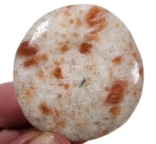 Sunstone Crystal Polished Smooth Stone 21.9 grams India