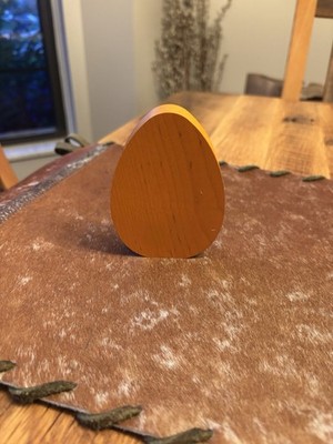 Longaberger Woodcraft Egg-Orange. 