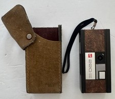 Vintage 70 s-80 s GAF 220 FILM Pocket Camera Untested With Original Suede Case