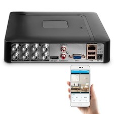 1080P 8CH Surveillance DVR Recorder H.265 Standalone 6-in-1 CCTV Digital Video