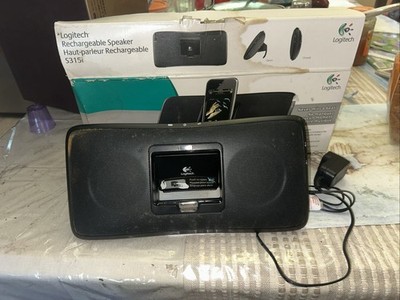 Logitech S315i Rechargeable Portable Audio Speaker S-00078 &  Bluetooth Adapter