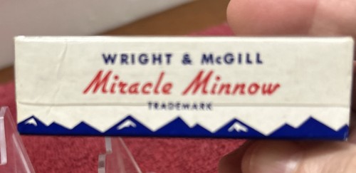 Vintage Wright & McGill Miracle Minnow Lure #470w-9 - Picture 2 of 7