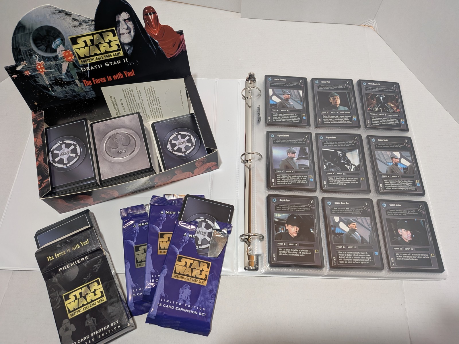Decipher's Star Wars CCG: Death Star II Komplettsatz +C/UC aus anderen Sets
