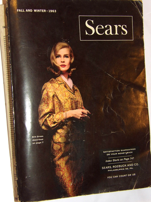 #ad VINTAGE 1963 SEARS FALL amp; WINTER CATALOG CLOTHING TOOLS BIKES APPLIANCES JEANS $74.99