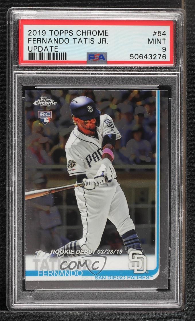 2019 Topps Chrome Update Target Rookie Debut Fernando Tatis Jr PSA 9 MINT 1t5