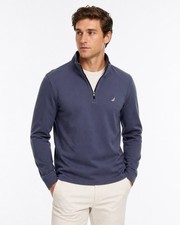 Nautica Men  s Quarter Zip Pullover Size Medium - 0420