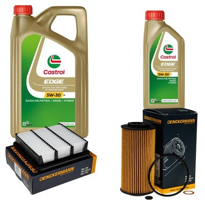 Inspektionspaket Castrol EDGE 5W-30 M Engine 6L für KIA Cee'D SW 1.6 CRDi 115