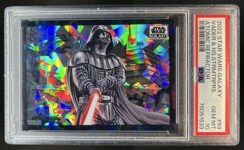 2022 Topps Star Wars Galaxy Lord Vader & His Stormtroopers Atomic #/150 PSA 10