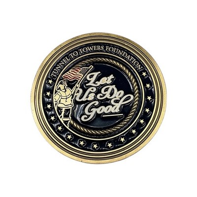 Tunnel to Towers Foundation Challenge Coin 911 Never Forget Firefighter