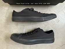 Converse Chuck Taylor All Star Low All Black Monochrome M5039 8.5 Men 10.5 Lady