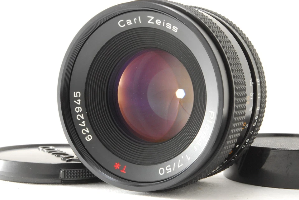 [NRAR MINT＋] Contax Carl Zeiss Planar T* 50mm f/1.7 AEJ MF Lens C/Y Mount JAPAN - Image 2 of 4