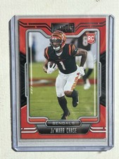 2021 Panini Playbook Rookie Base Ja'Marr Chase #105 Bengals NFL Football